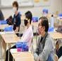 Staff and Students Wear Masks In School 